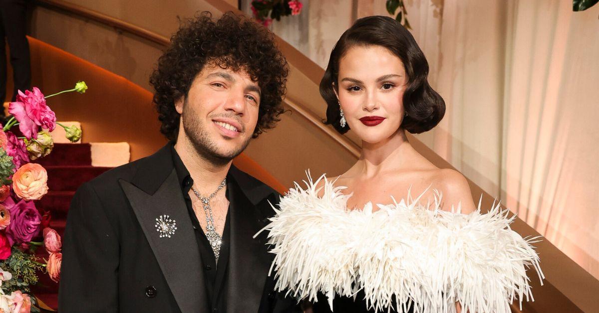Photo of Selena Gomez and Benny Blanco attended the 2026 Golden Globes.