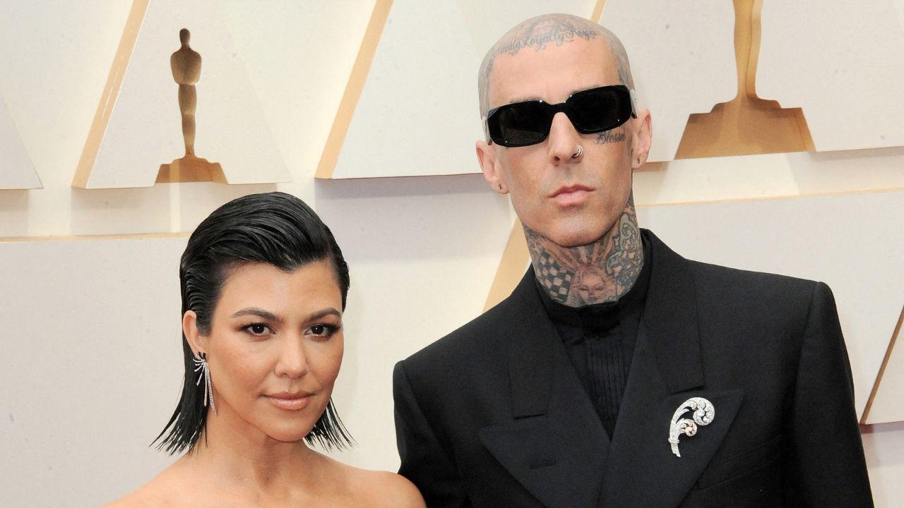 image of Kourtney Kardashian and Travis Barker
