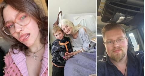 Composite photos of Rain Brown, Noah Brown and Ami Brown