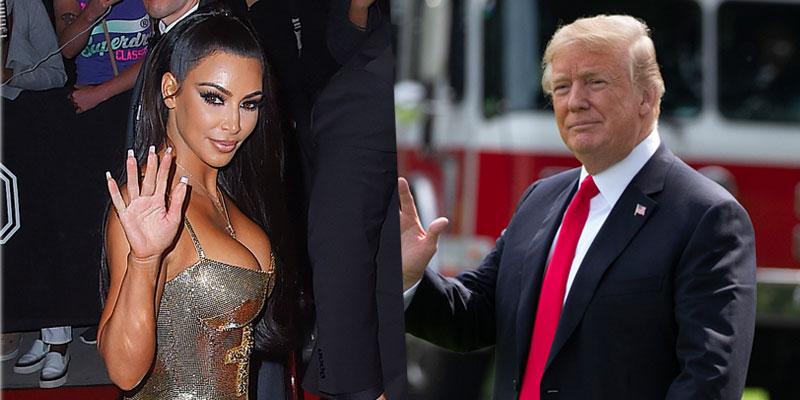 Donald trump kim kardashian great meeting pic pp