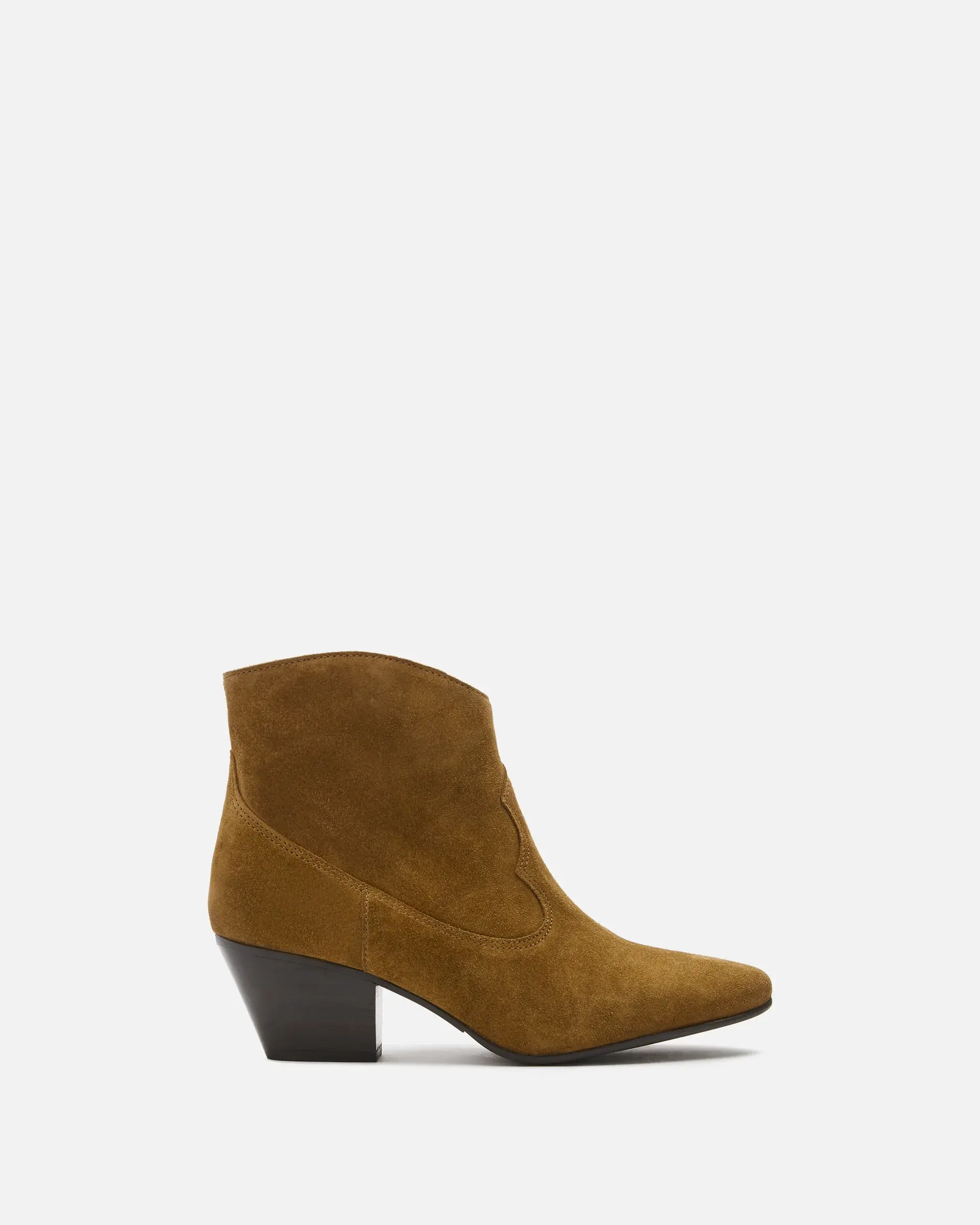 duobootsgwen ankle boots in tan suede