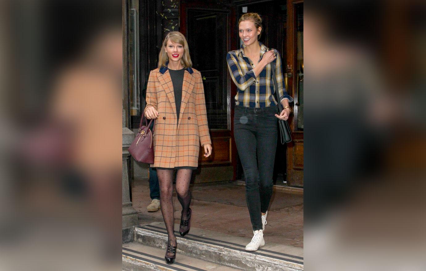 Taylor Swift and Karlie Kloss leaving a lunch date at ABC Kitchen