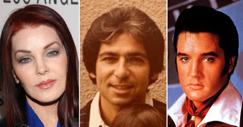 Split photo of Priscilla Presley, Robert Kardashian Sr. and Elvis Presley.