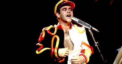 Elton john craziest outfits pics