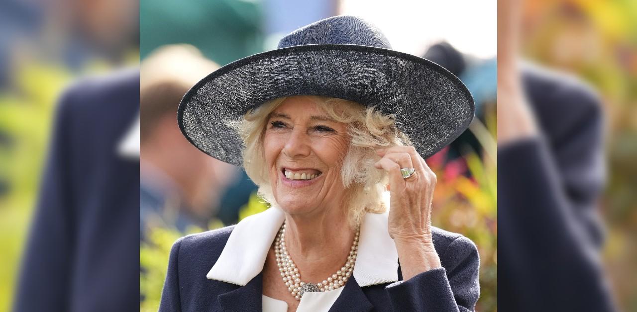 queen consort camilla watches the crown