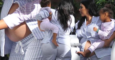 Kim kardashian baby bump (1)