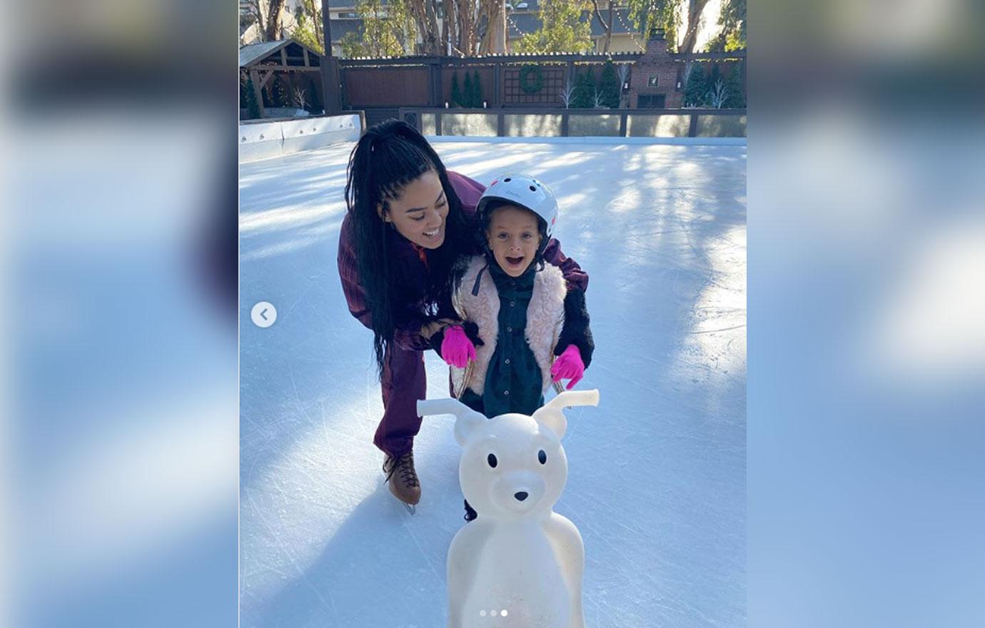 Ayesha Curry Shares Ice Skating Pics With Daughter Ryan To Instagram