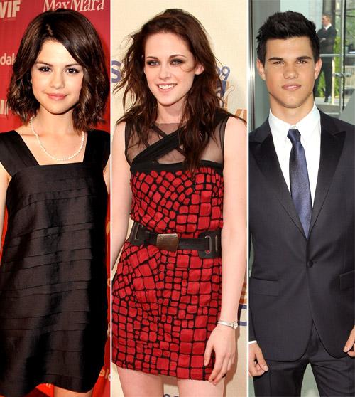 Selena Gomez/Kristen Stewart/Taylor Lautner