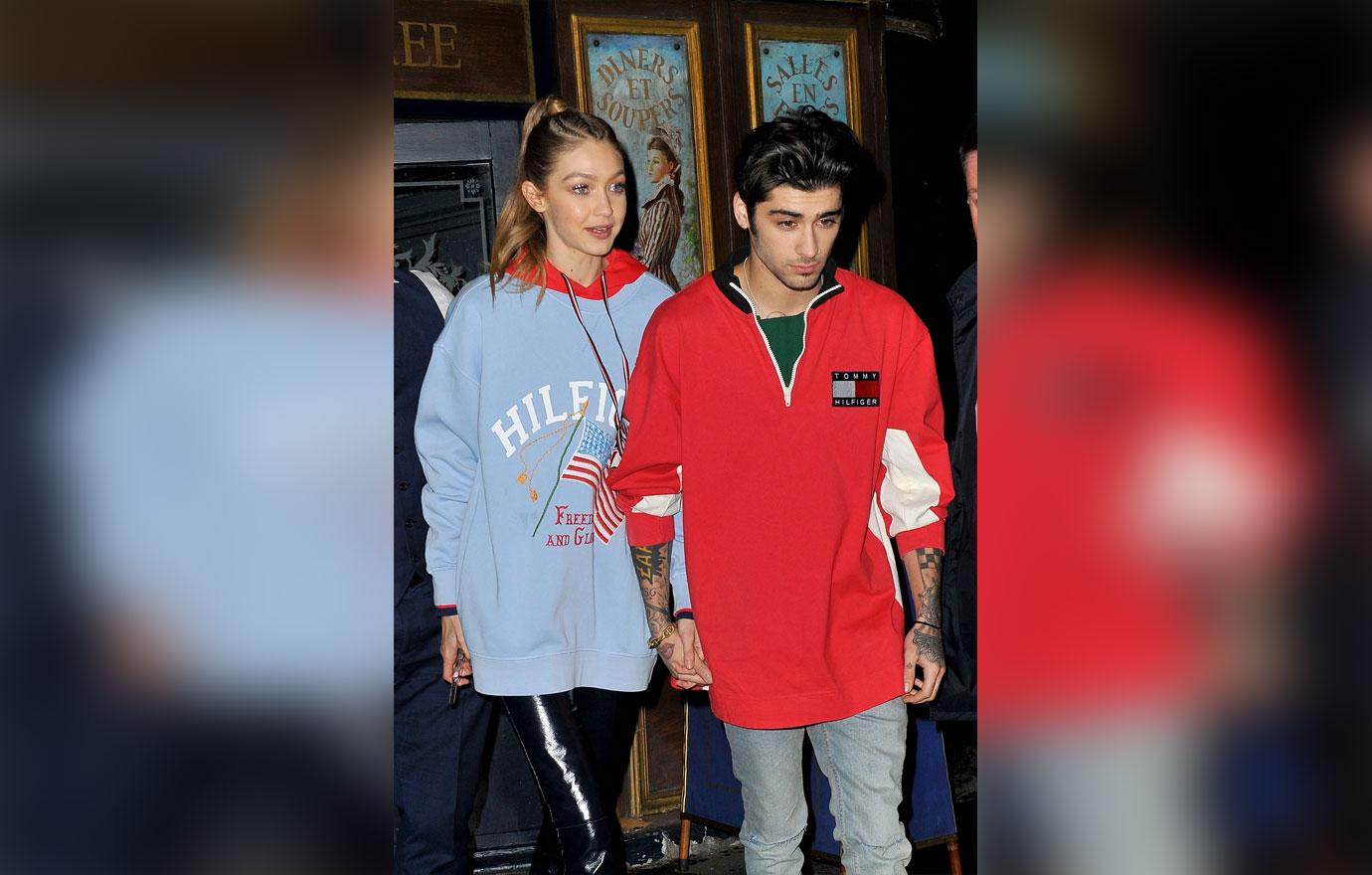 Gigi Hadid and Zayn Malik only have eyes for Tommy Hilfiger