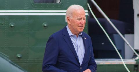 president joe biden startled car crashes motorcade video