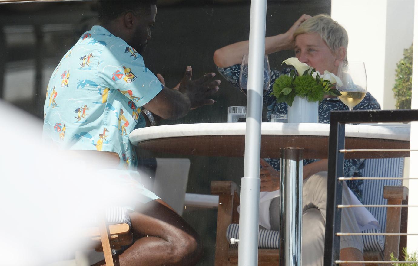 Ellen DeGeneres and Kevin Hart have lunch