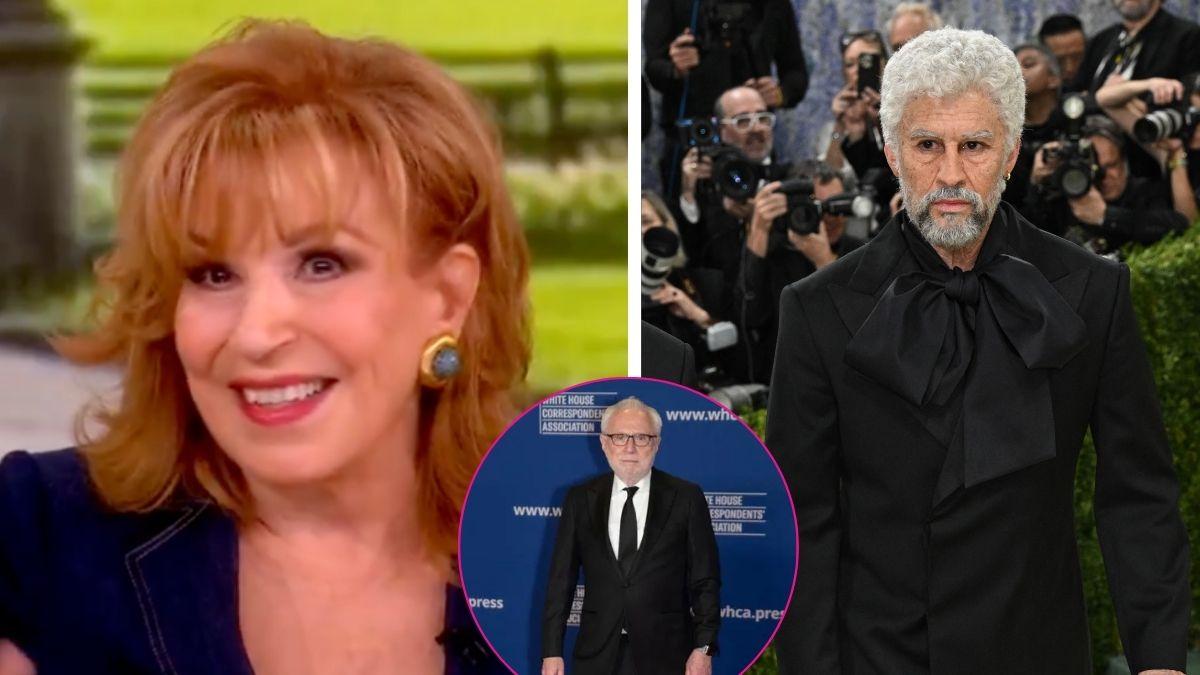 Composite photo of Joy Behar, Wolf Blitzer and Bad Bunny