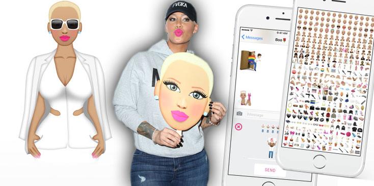 Amber Rose Emojis Kim Kardashian Kanye West Assplay