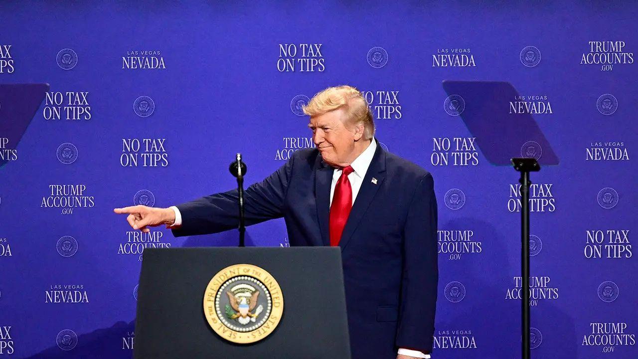 photo of Donald Trump said 'it's way too early' to endorse someone for the 2028 election.