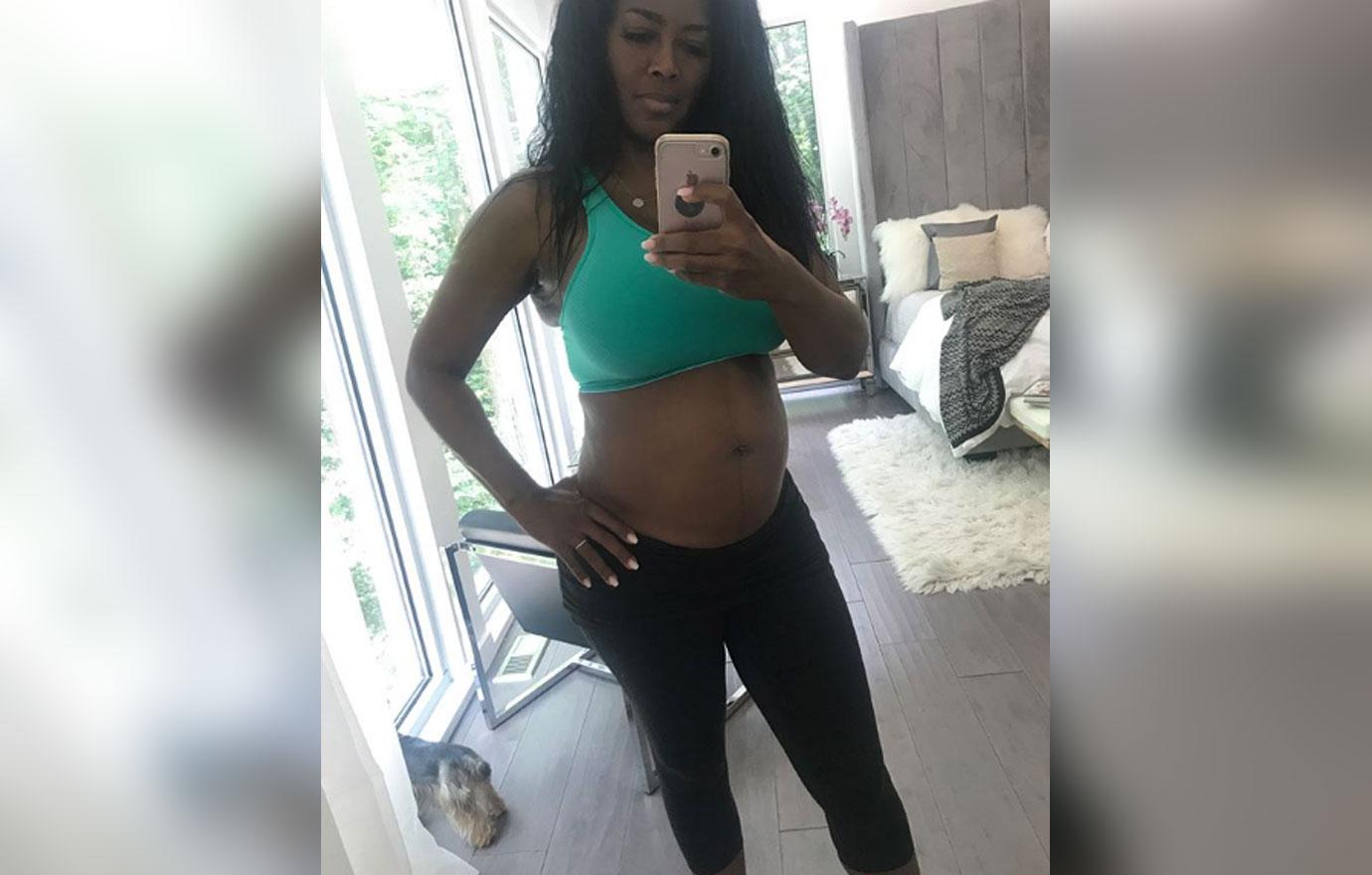Pregnant Kenya Moore Shows Off Her Bare Baby Bump — See The Pics!