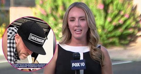 Split photo of burglar and Fox 10