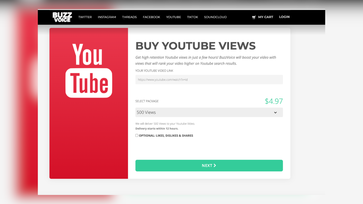 buying youtube views in  top  sites influencers use