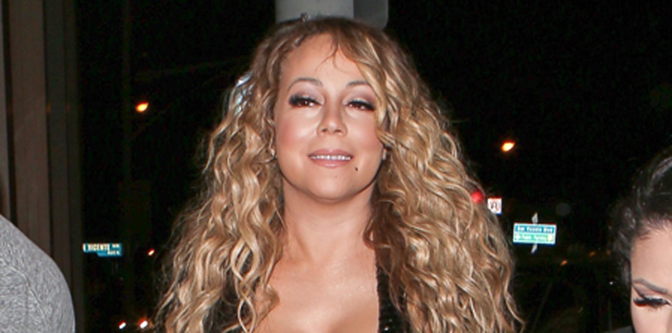 Mariah Carey and her entourage hit Catch L.A.