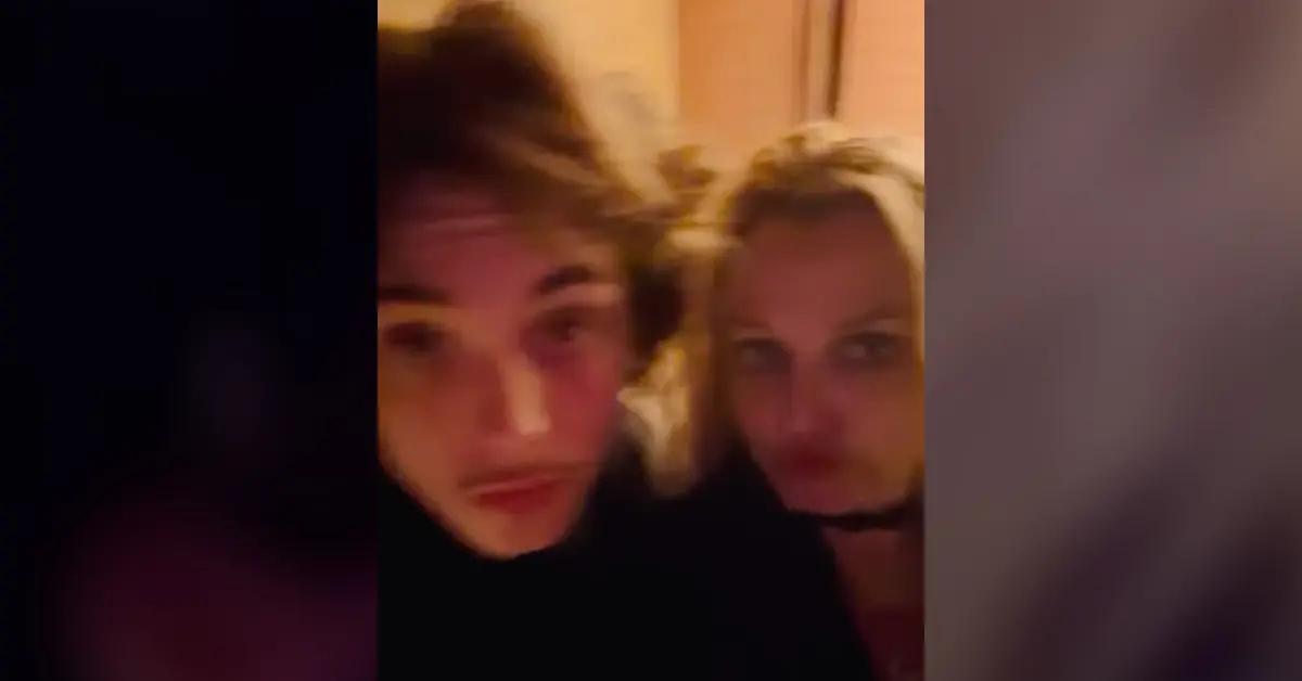 Photo of The 'Circus' singer celebrated Christmas with her youngest son in 2024.