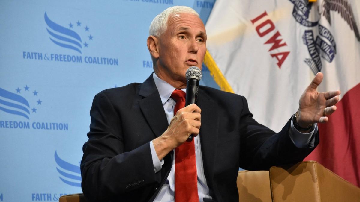 image of Mike Pence later spoke out about working under the president. 