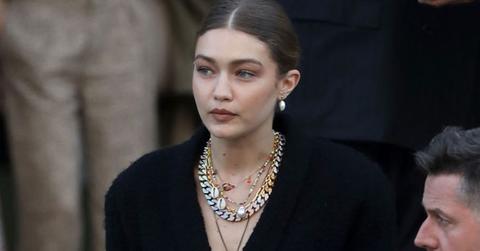 Gigi Hadid At Karl Lagerfeld's Memorial