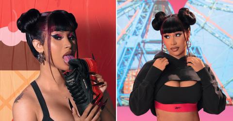 cardi b high kicks her way into new reebok sexy apparel collection ok