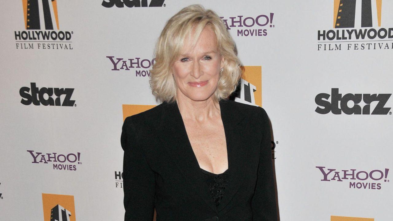 Image of Glenn Close explained why she was using a cane after undergoing hip replacement surgery.