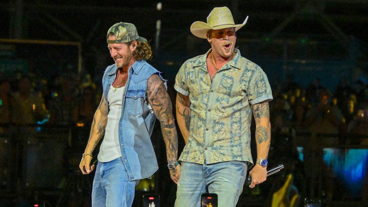 Image of Tyler Hubbard recently reunited with his Florida Georgia Line bandmate Brian Kelley for a surprise appearance at CMA Fest 2026.