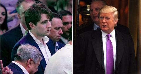 image of Donald and Barron Trump