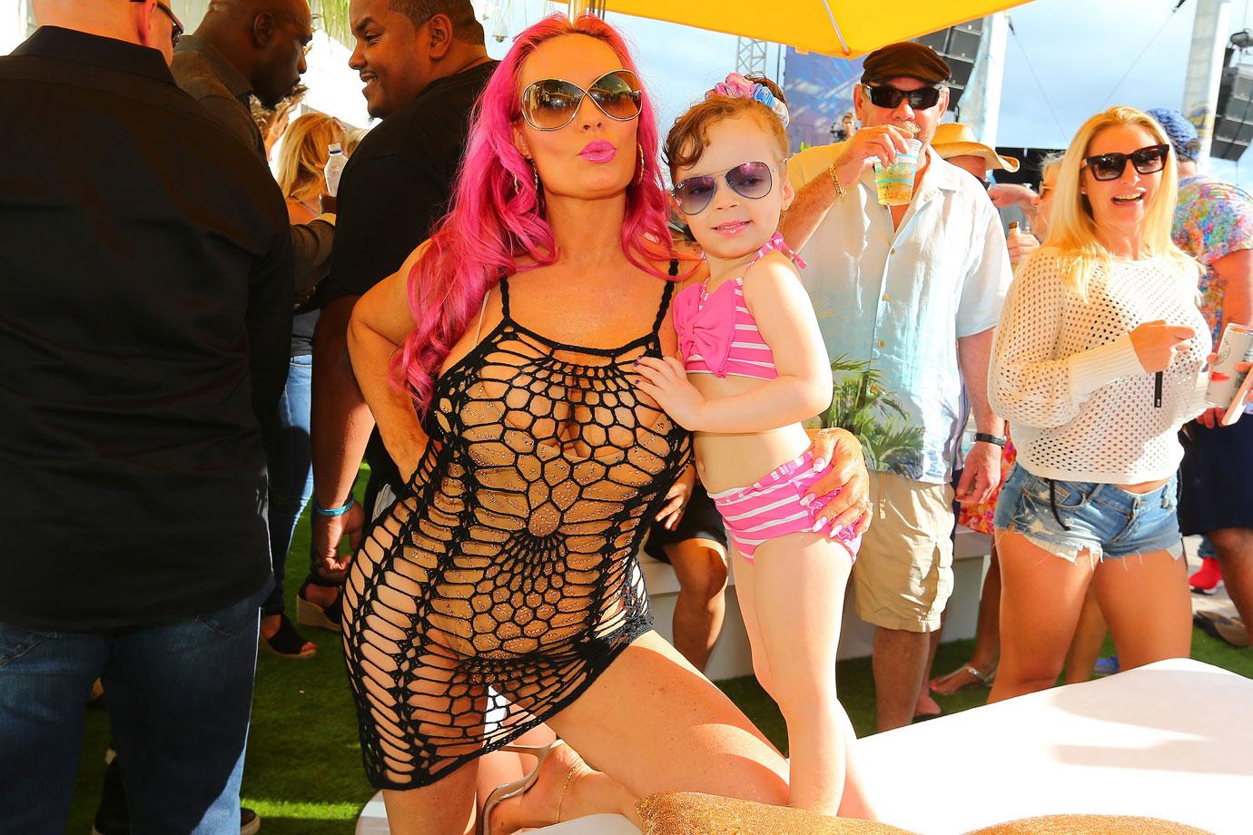 Ice-T and Coco Austin Hit A Pool Party In