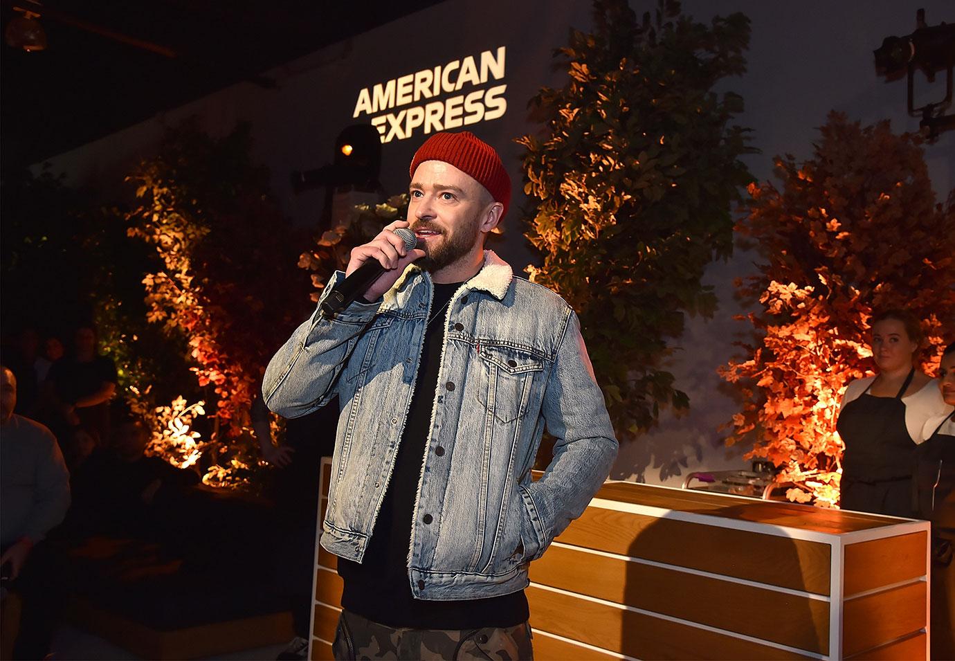 American Express x Justin Timberlake &#8220;Man Of The Woods&#8221; Listening Session at Clarkson Square