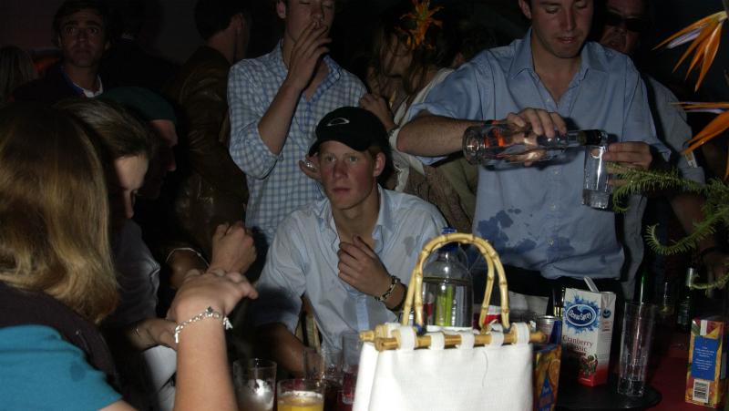 Prince harry drinking scandal