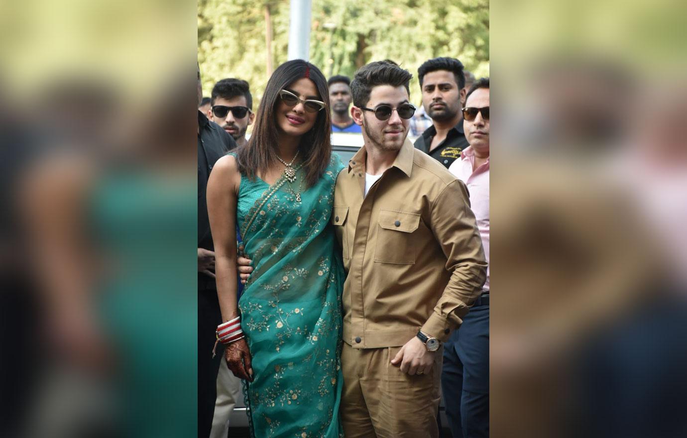 Priyanka Chopra and Nick Jonas seen at Jodhpur airport after getting married