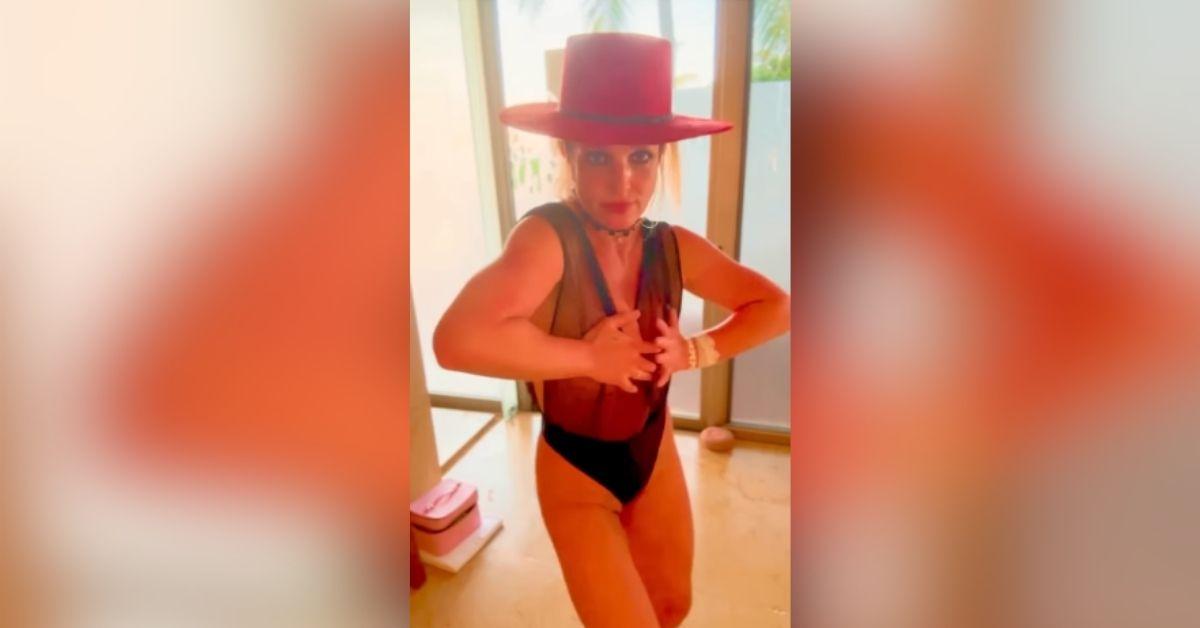 image of Britney Spears posted a throwback dancing video hours before allegedly entering rehab.