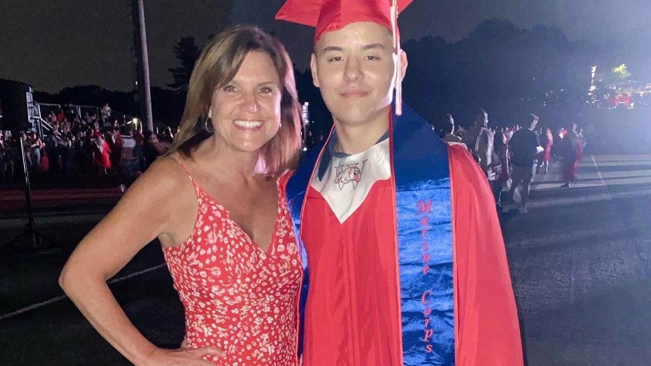 Image of  Colleen Conrad with Collin Gosselin.