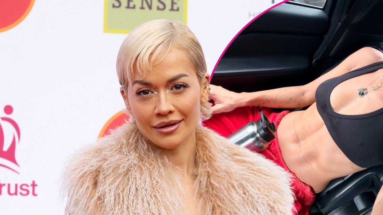 rita ora shows off abs impressive photos