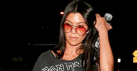 Kourtney Kardashian and Quincy Brown stay close after a dinner at Craig’s