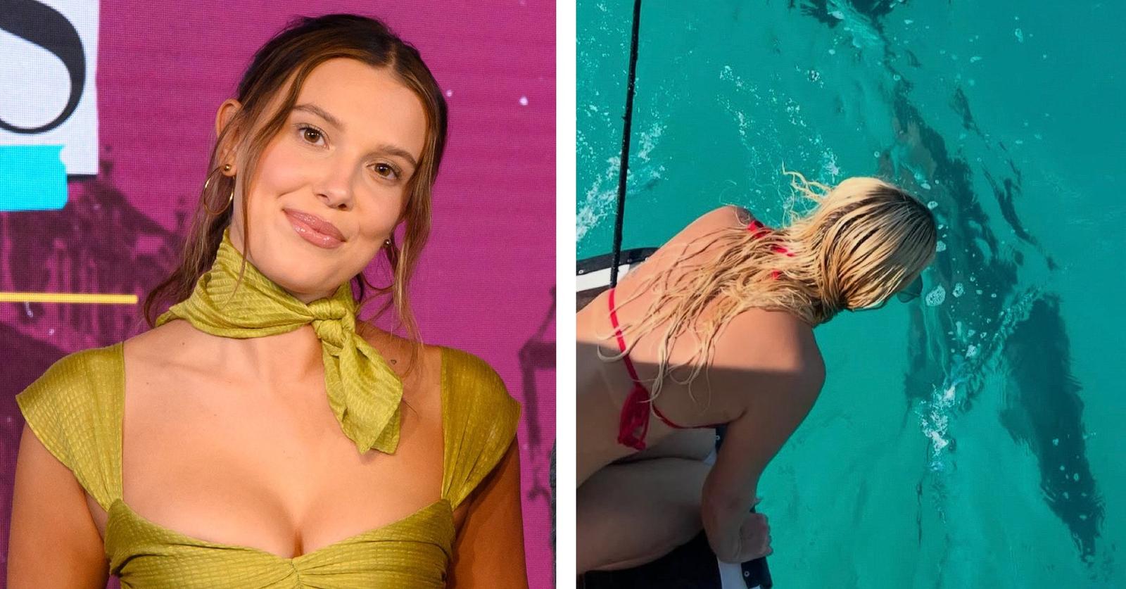 Millie Bobby Brown Maillot De Bainnull