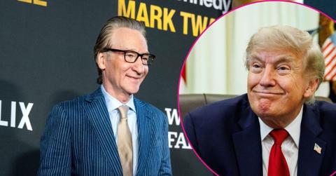 Composite photo of Bill Maher and Donald Trump.