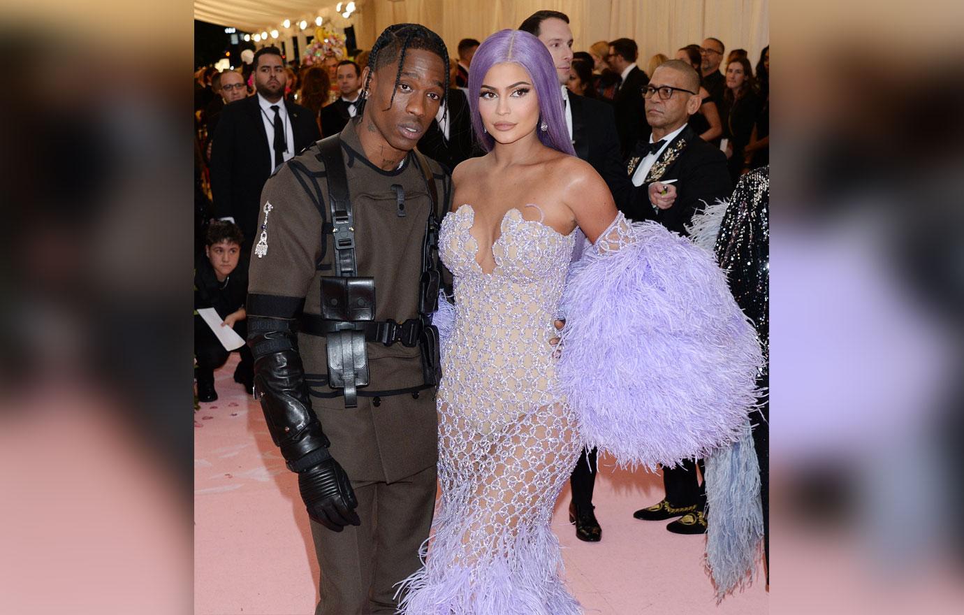 klyie jenner travis scott met gala