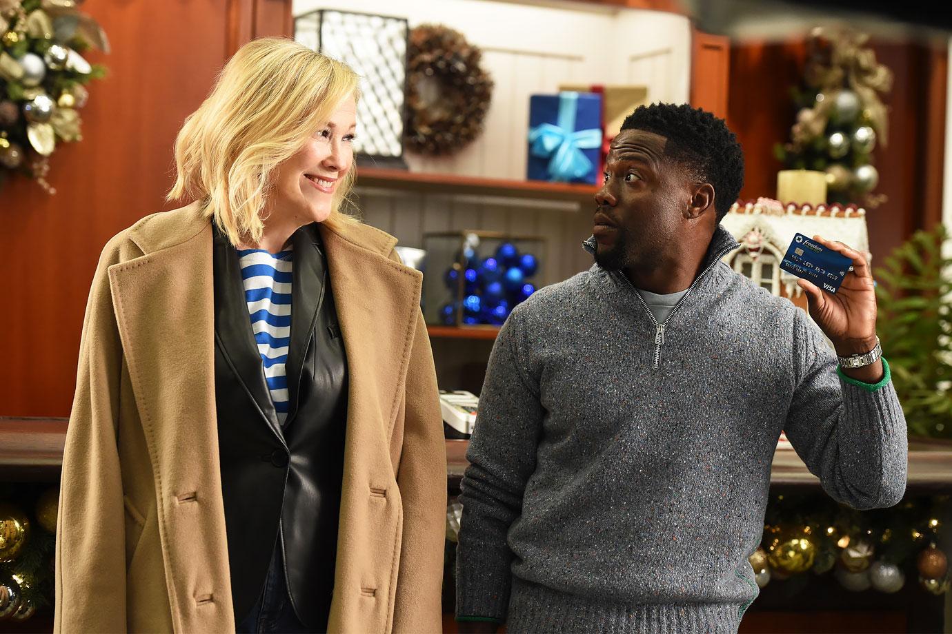 catherine ohara kevin hart chase freedom unlimited holiday campaign