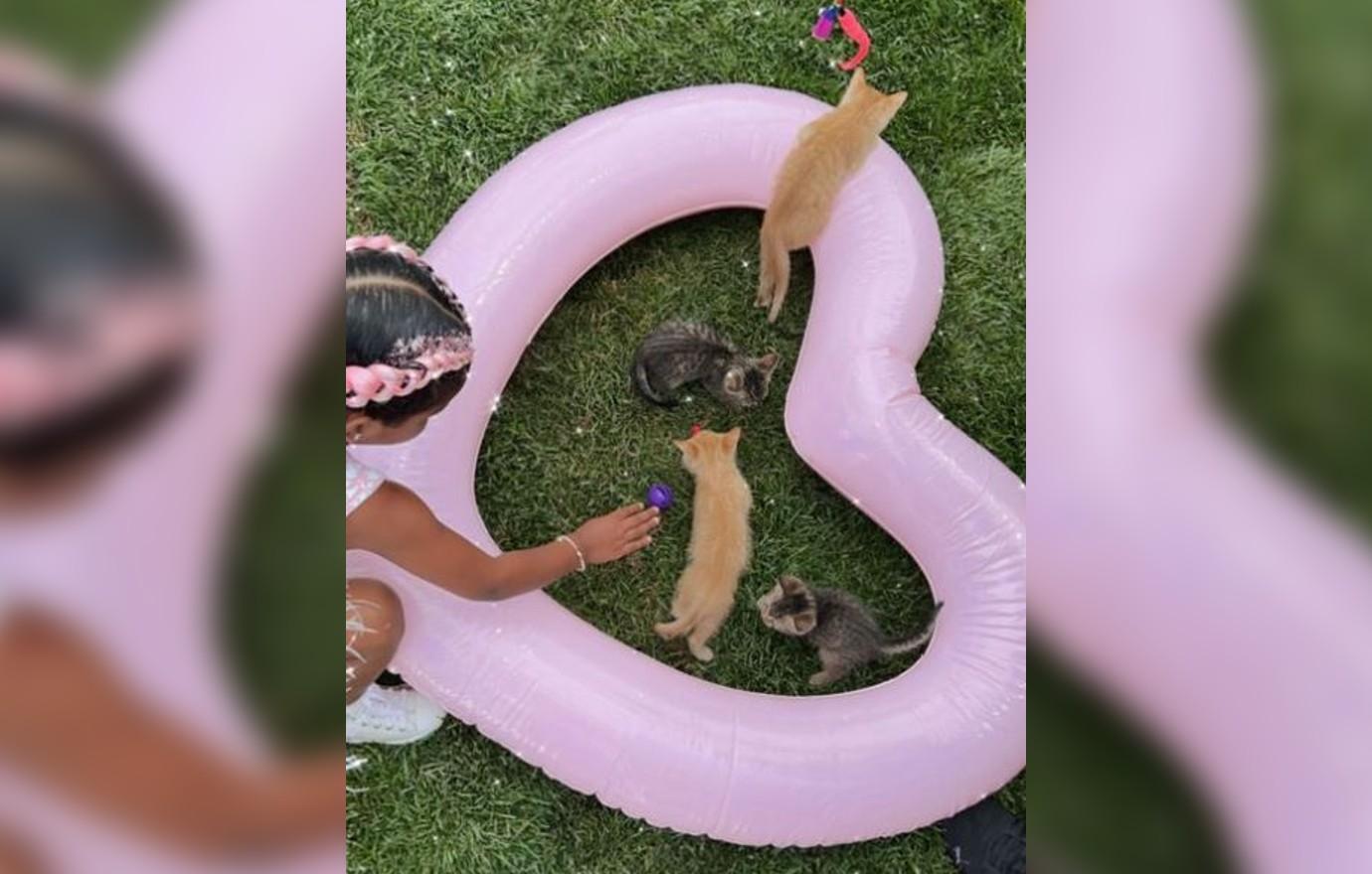 khloe kardashian throws true kitten birthday bash no tristan thompson