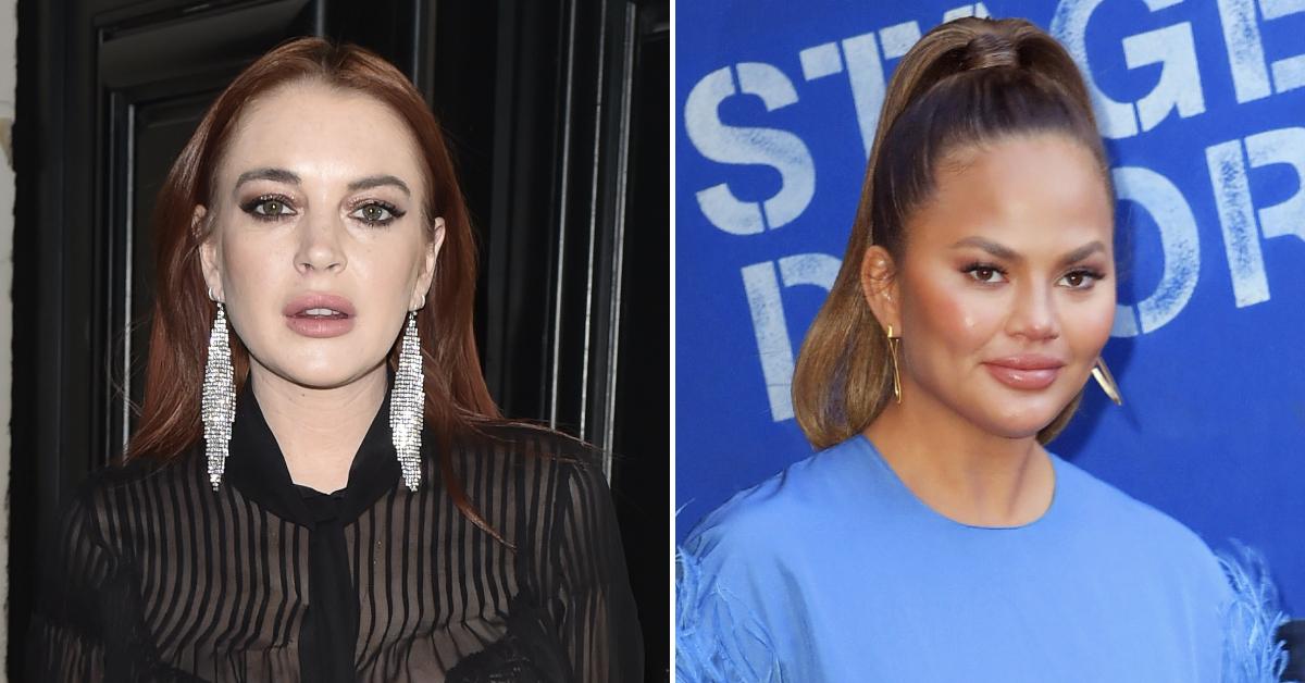 Lindsay Lohan Taking 'The High Road' In Chrissy Teigen Bullying Scandal(02)