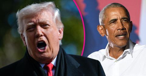 Composite photo of Donald Trump and Barack Obama.