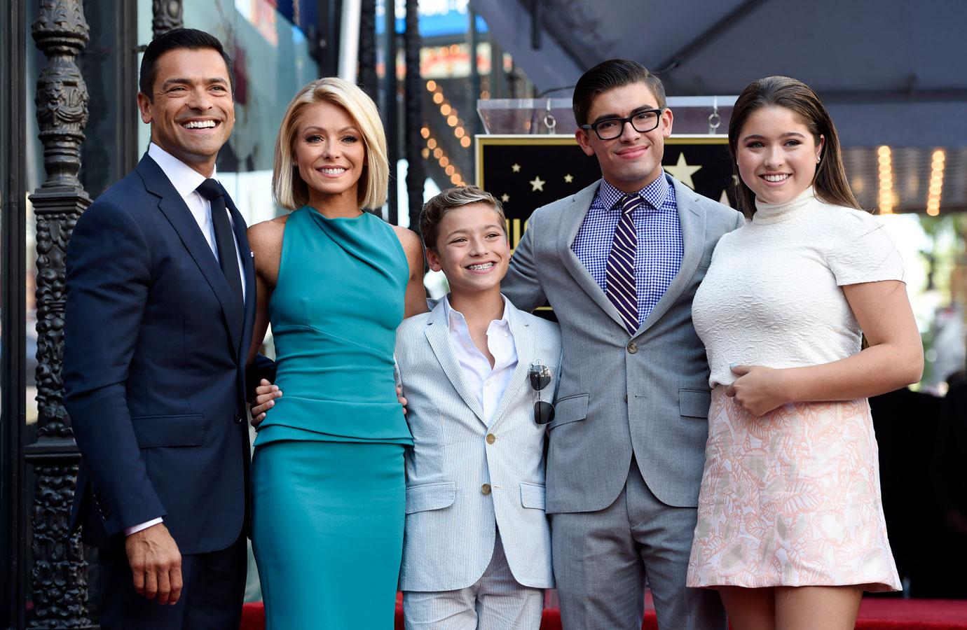 kelly ripa mark consuelos kids