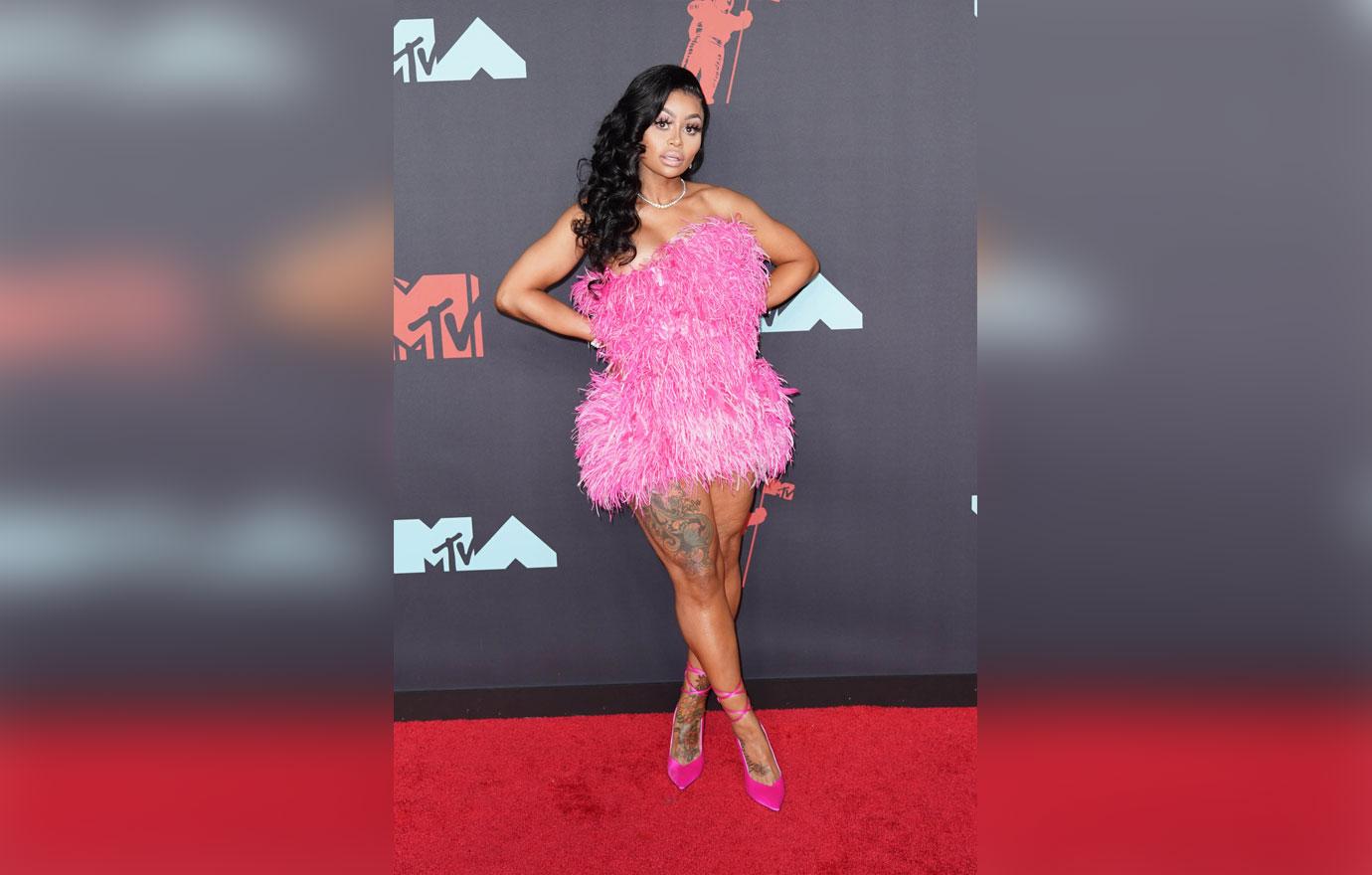 blac chyna pink dress