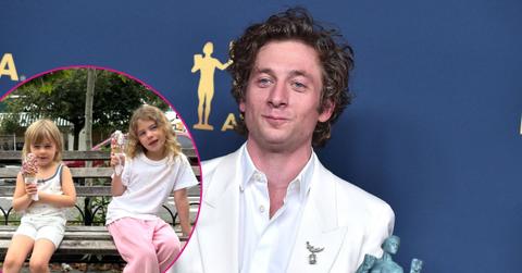 Split of Jeremy Allen White's daughters; Jeremy Allen White.
