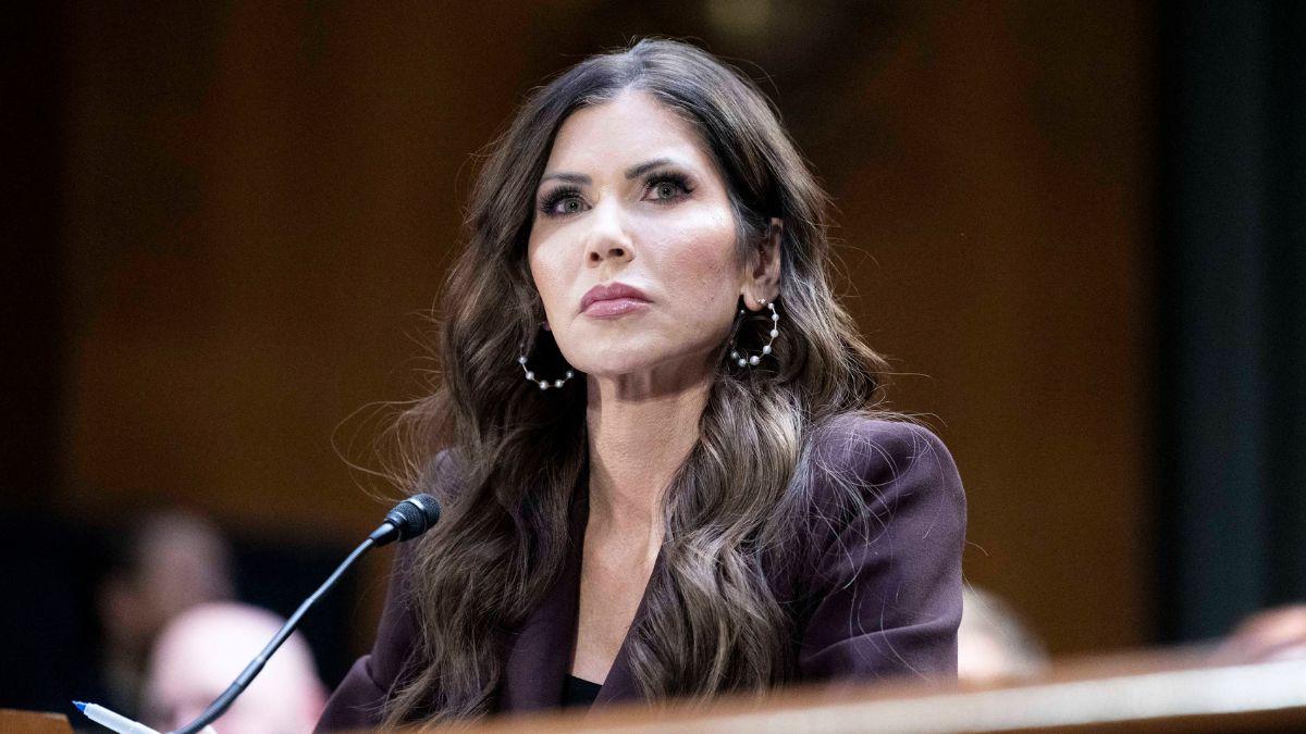 image of Kristi Noem's husband allegedly wanted to 'marry' one of the models. 