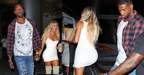 Khloe kardashian tristan thompson kiss miami pp
