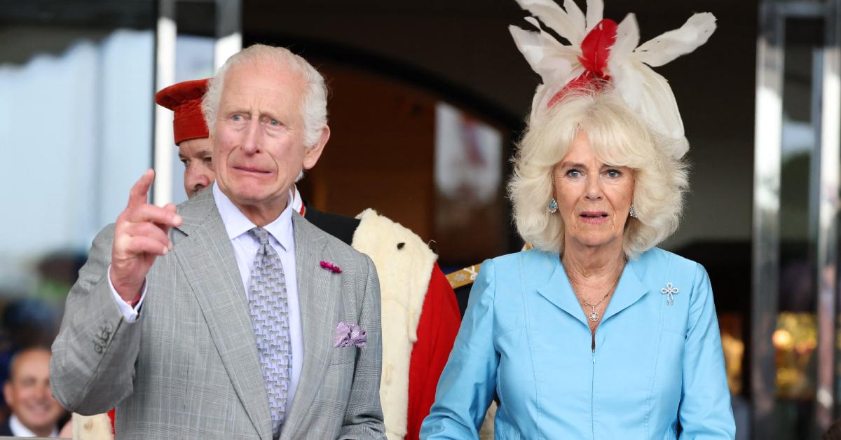 Photo of King Charles and Queen Camilla.